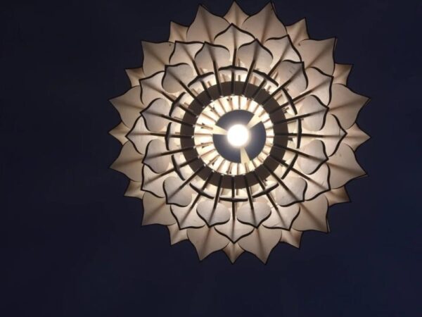 Laser Cut Wooden Pineapple Lamp - DXF File - Image 5