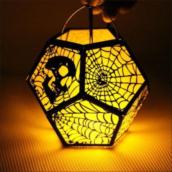 Halloween 3D Lamp Laser Cut DXF-CDR File